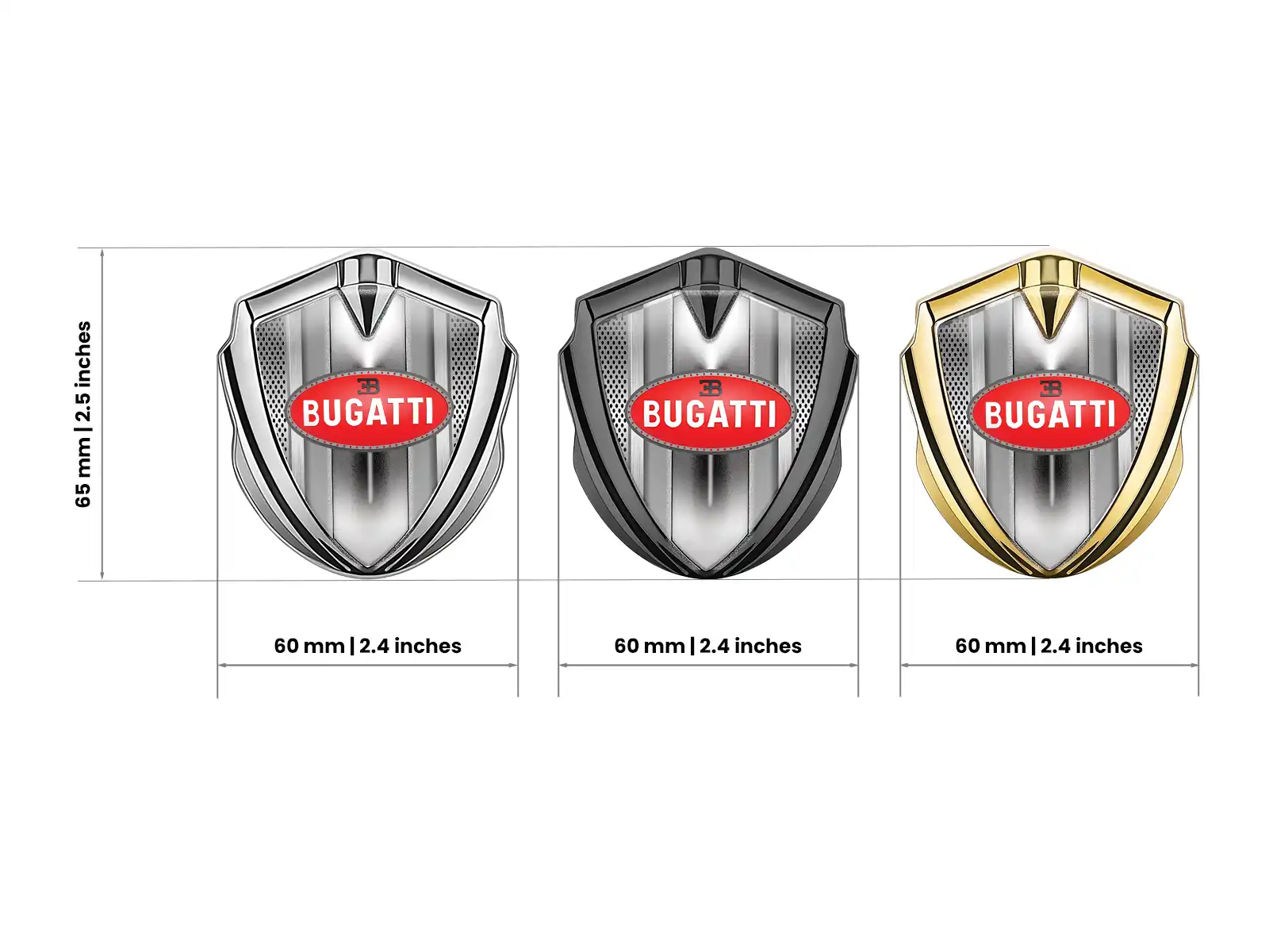Bugatti Badge Logo Auto High End Stile Limitato Chic